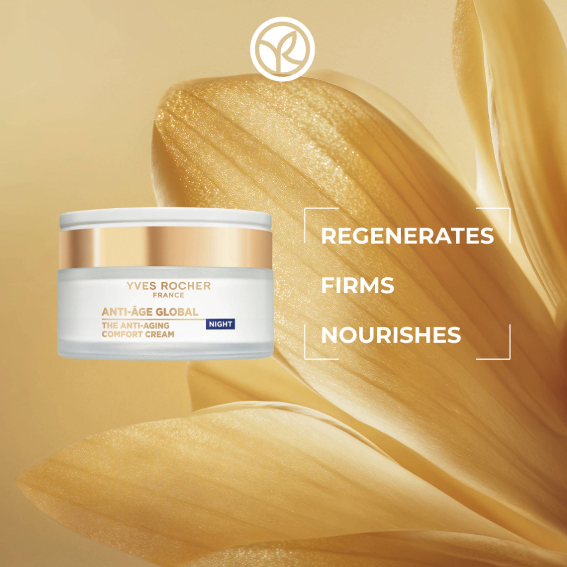 Yves Rocher The Anti-Aging Comfort Cream Night Jar