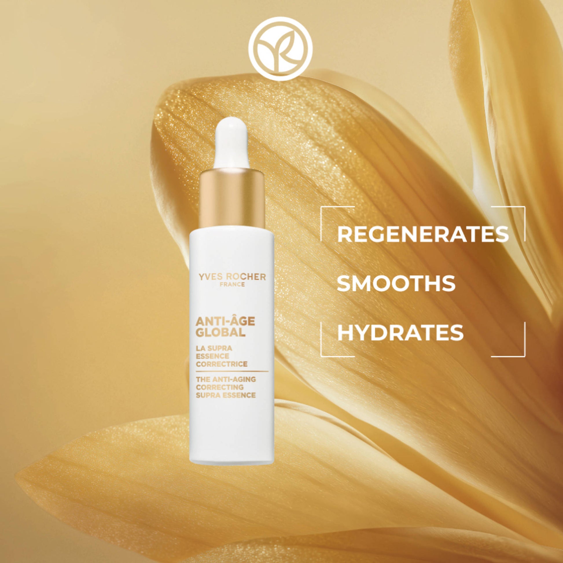 Yves Rocher The Anti-Aging Correcting Supra Essence Dropper Bottle