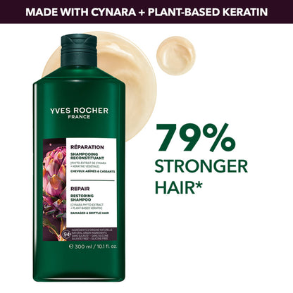 Yves Rocher Restoring Shampoo Bottle