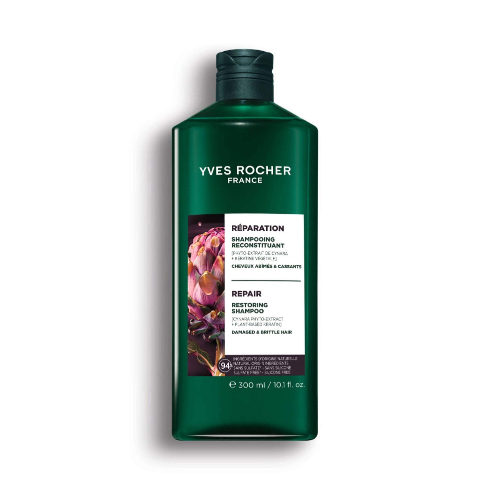 Yves Rocher Restoring Shampoo Bottle