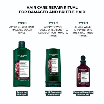 Yves Rocher Restoring Shampoo Bottle