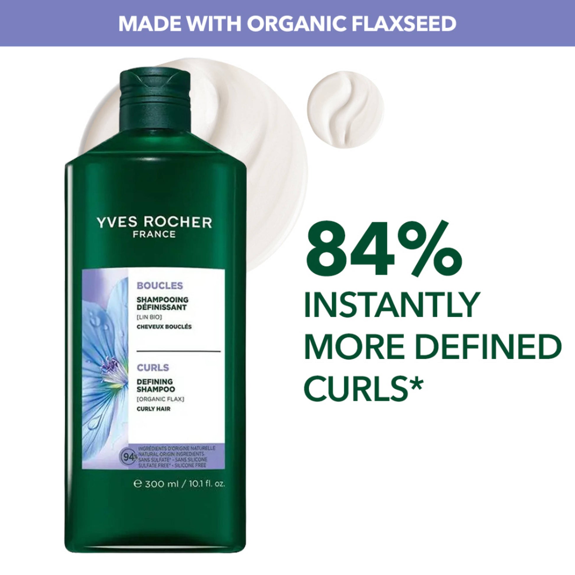 Yves Rocher Defining Shampoo Sulfate Free Bottle