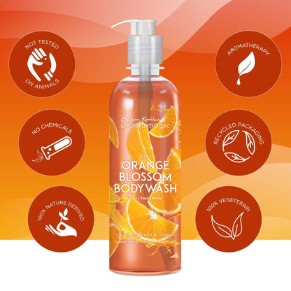 Aroma Magic 3 In 1 Orange Blossom Bodywash - Hair- Face- Body