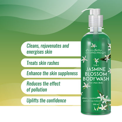 Aroma Magic 3 In 1 Jasmine Blossom Bodywash - Hair- Face- Body