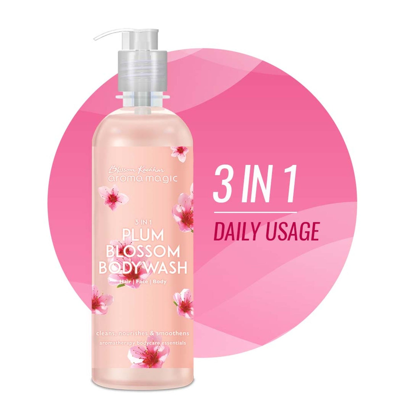 Aroma Magic 3 In 1 Plum Blossom - Hair- Face- Body Wash