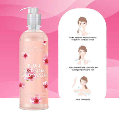 Aroma Magic 3 In 1 Plum Blossom - Hair- Face- Body Wash