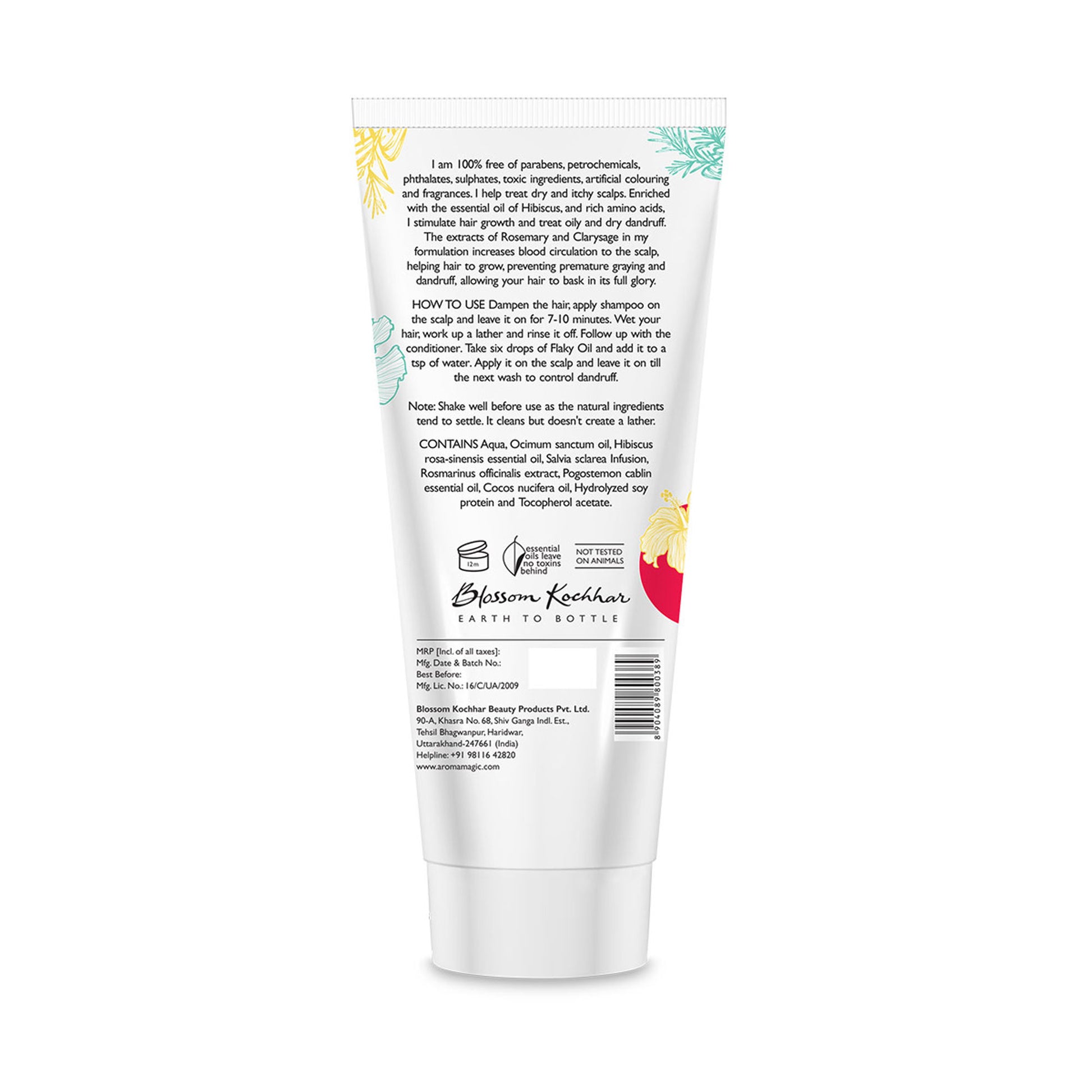 Aroma Magic Dandruff Control Shampoo Hibiscus Rosemary Sulphate Detergent Free
