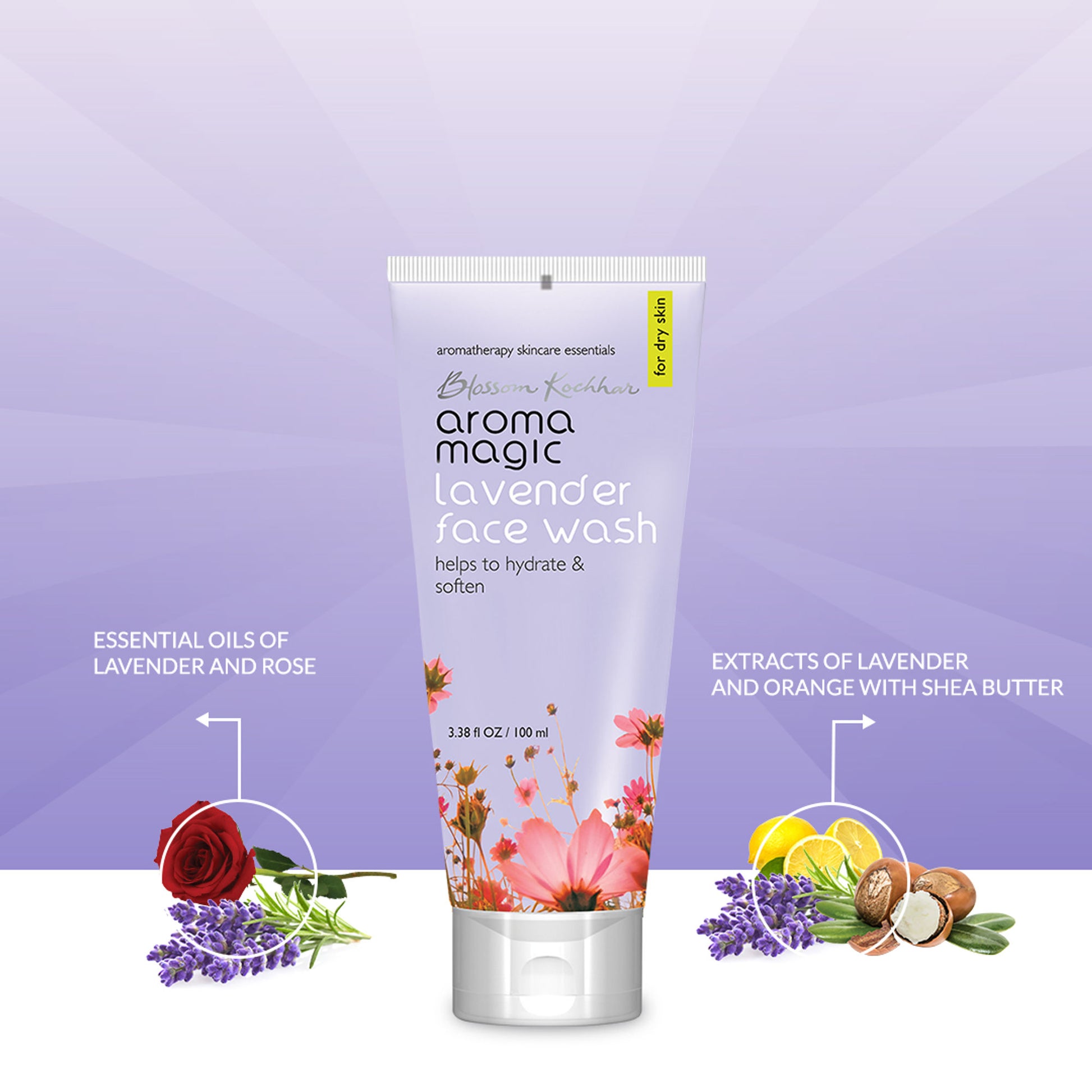 Aroma Magic Lavender Face Wash For Dry Skin
