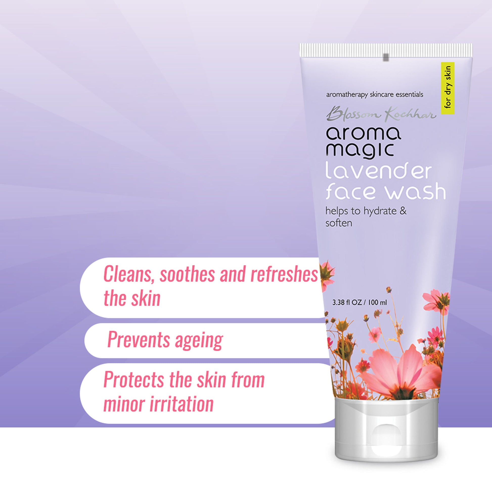 Aroma Magic Lavender Face Wash For Dry Skin