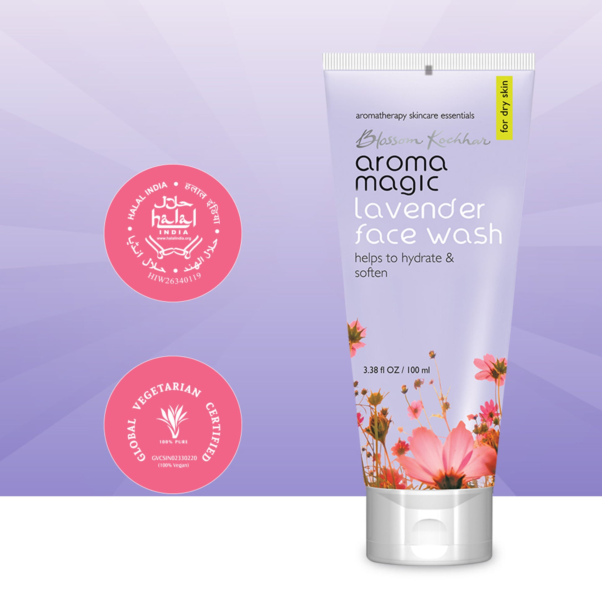 Aroma Magic Lavender Face Wash For Dry Skin
