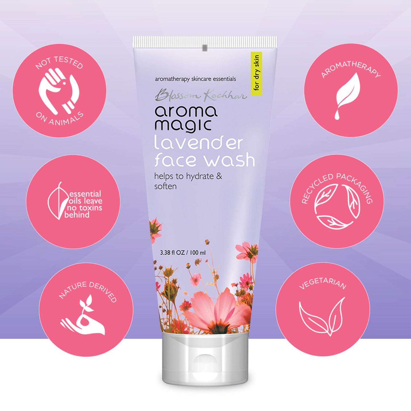 Aroma Magic Lavender Face Wash For Dry Skin