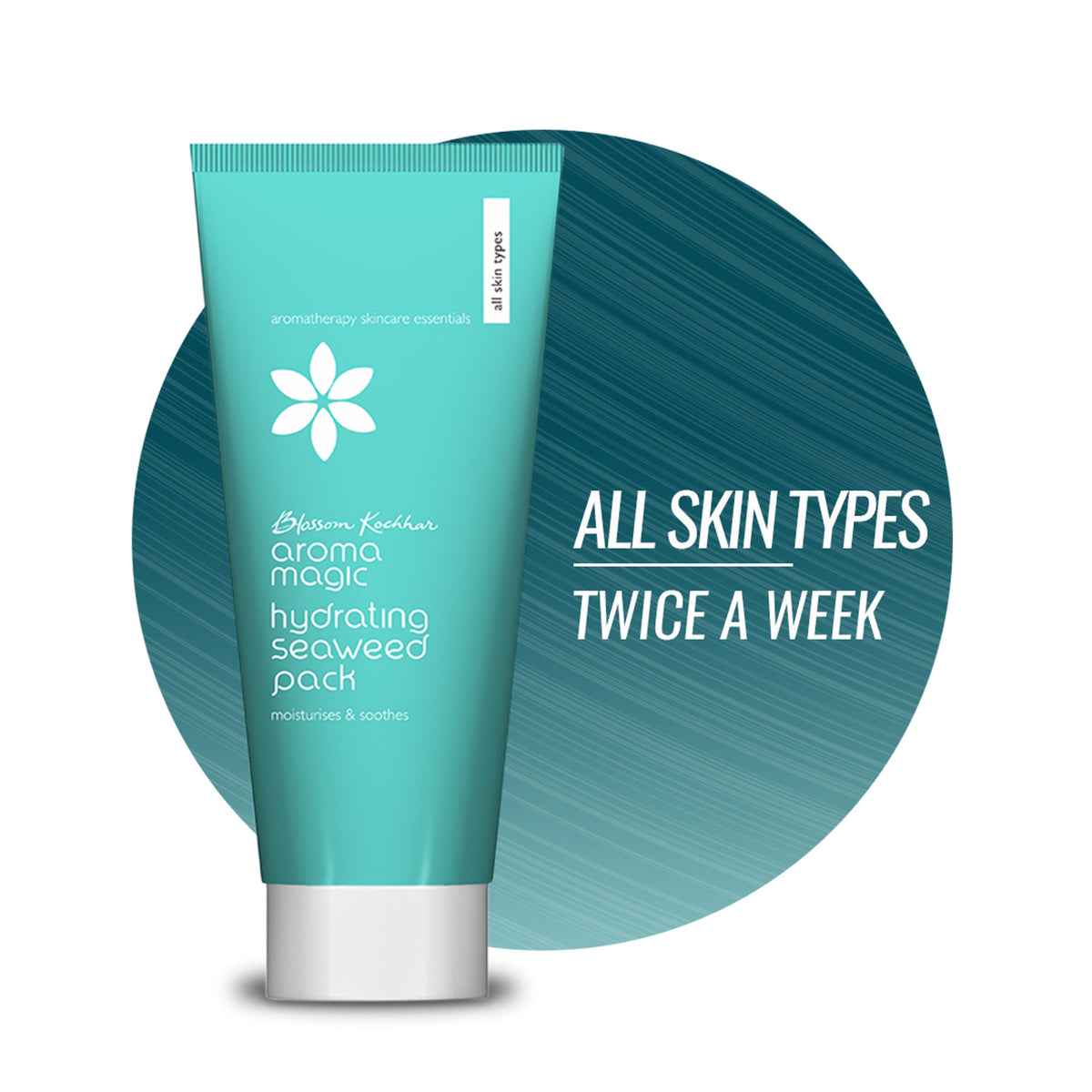 Aroma Magic Hydrating Seaweed Pack soothing and moisturizing face mask with seaweed ingredients for skin hydration and refreshment.