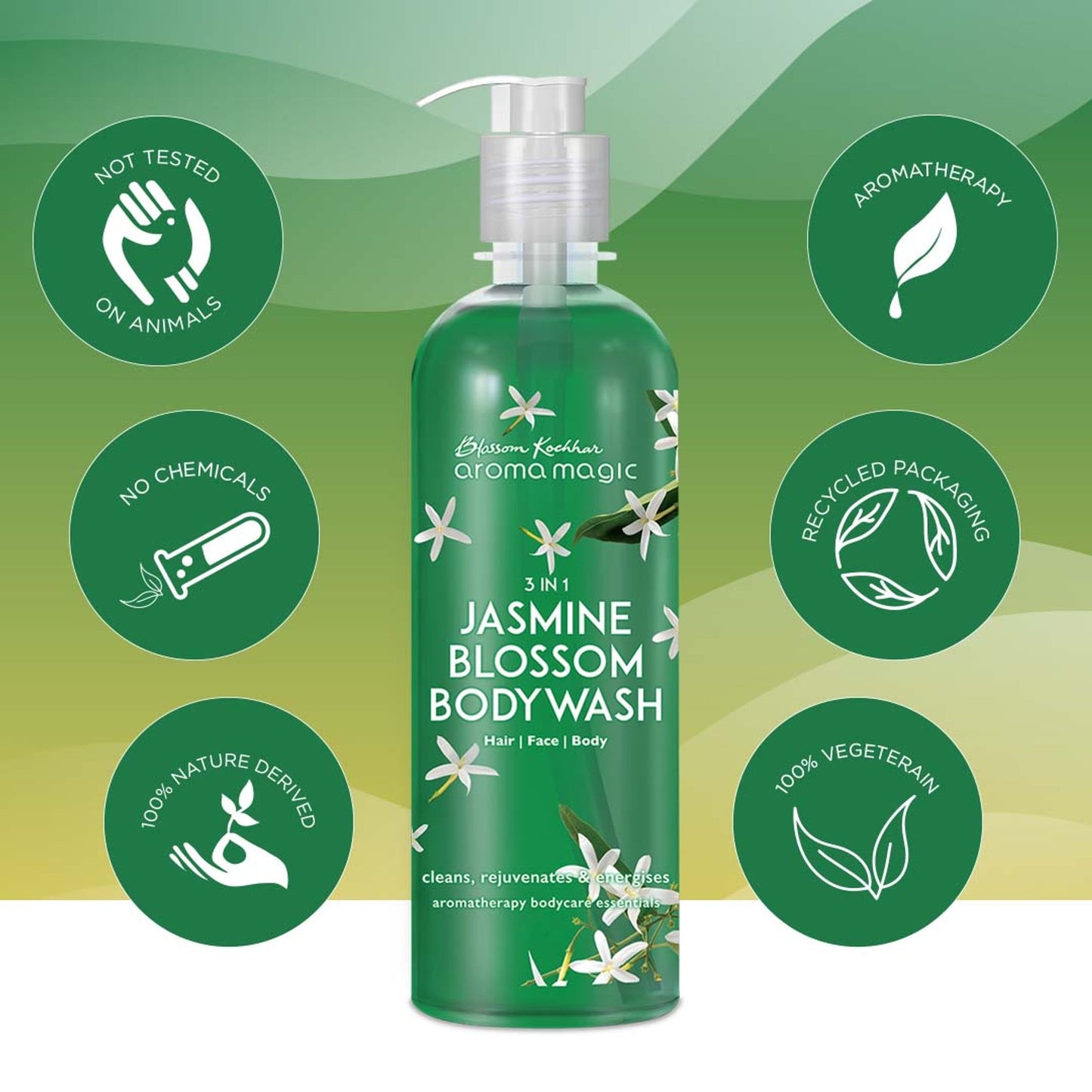 Aroma Magic 3 In 1 Jasmine Blossom Bodywash
