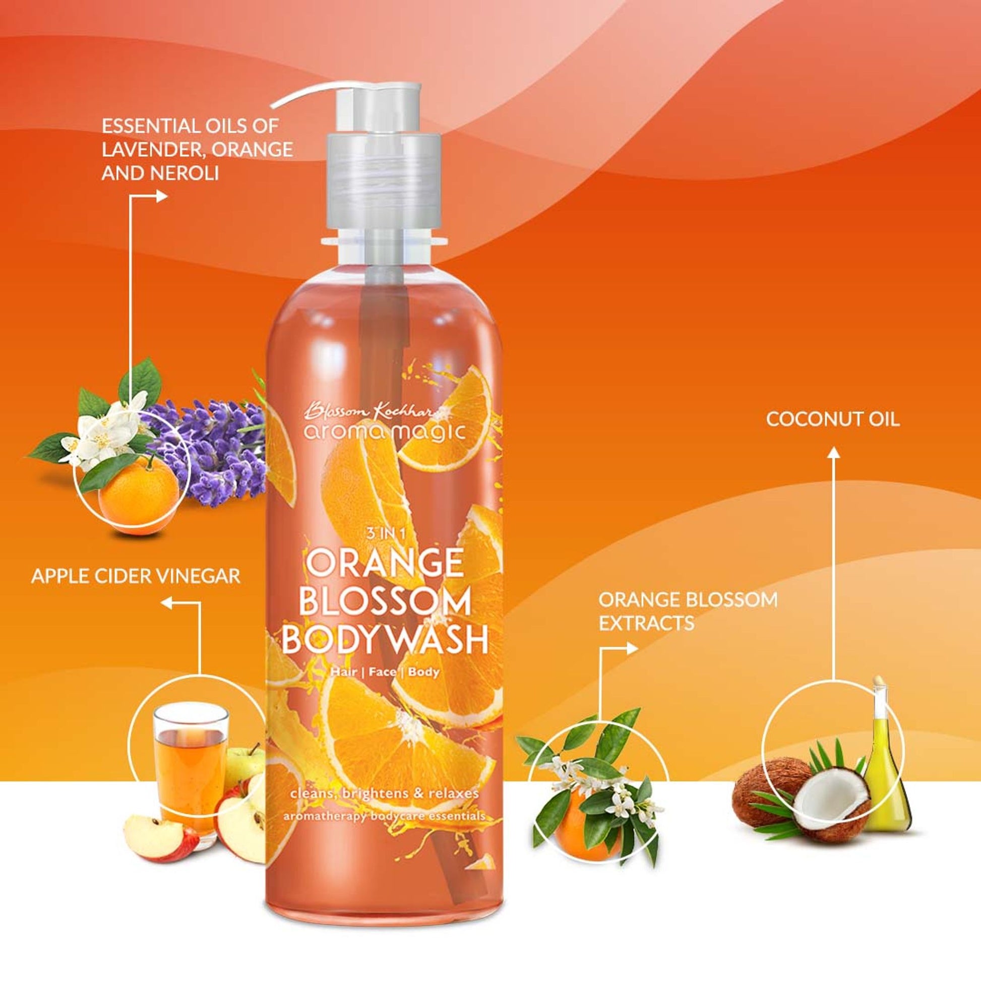 Aroma Magic 3 In 1 Orange Blossom Bodywash