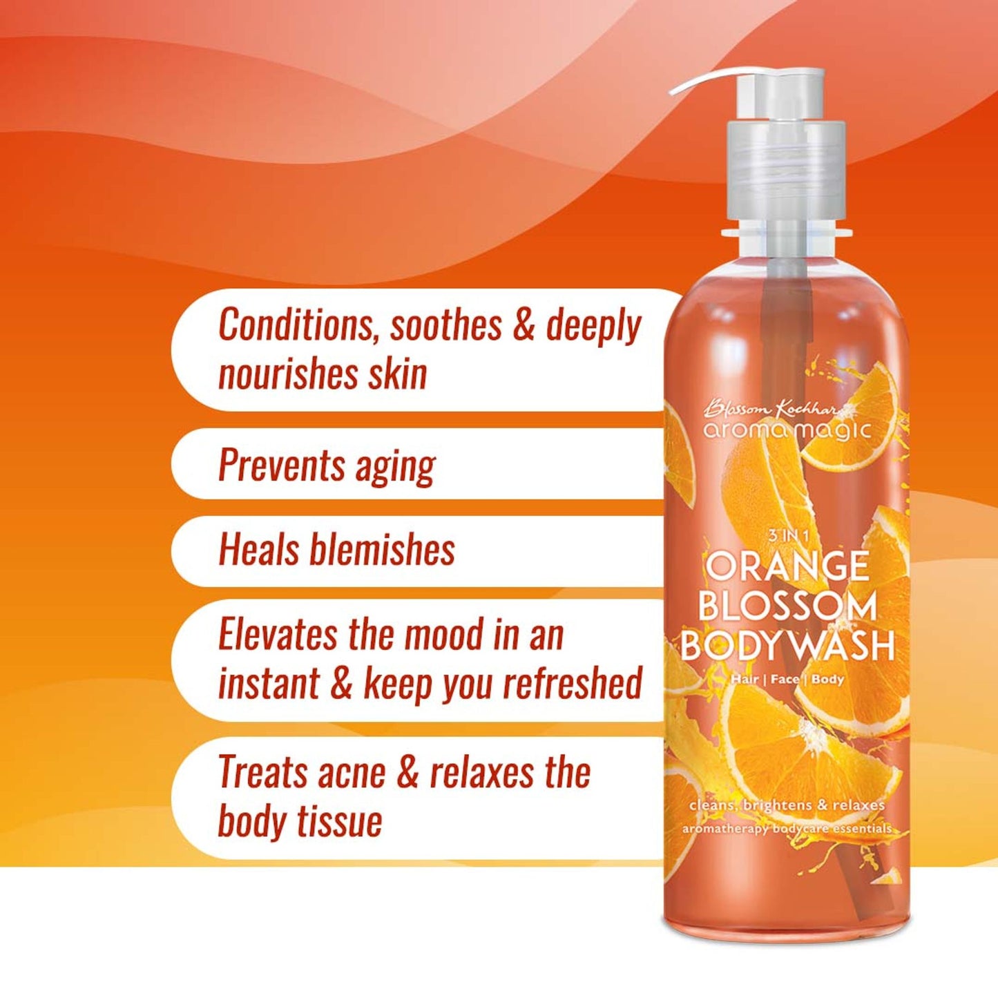 Aroma Magic 3 In 1 Orange Blossom Bodywash