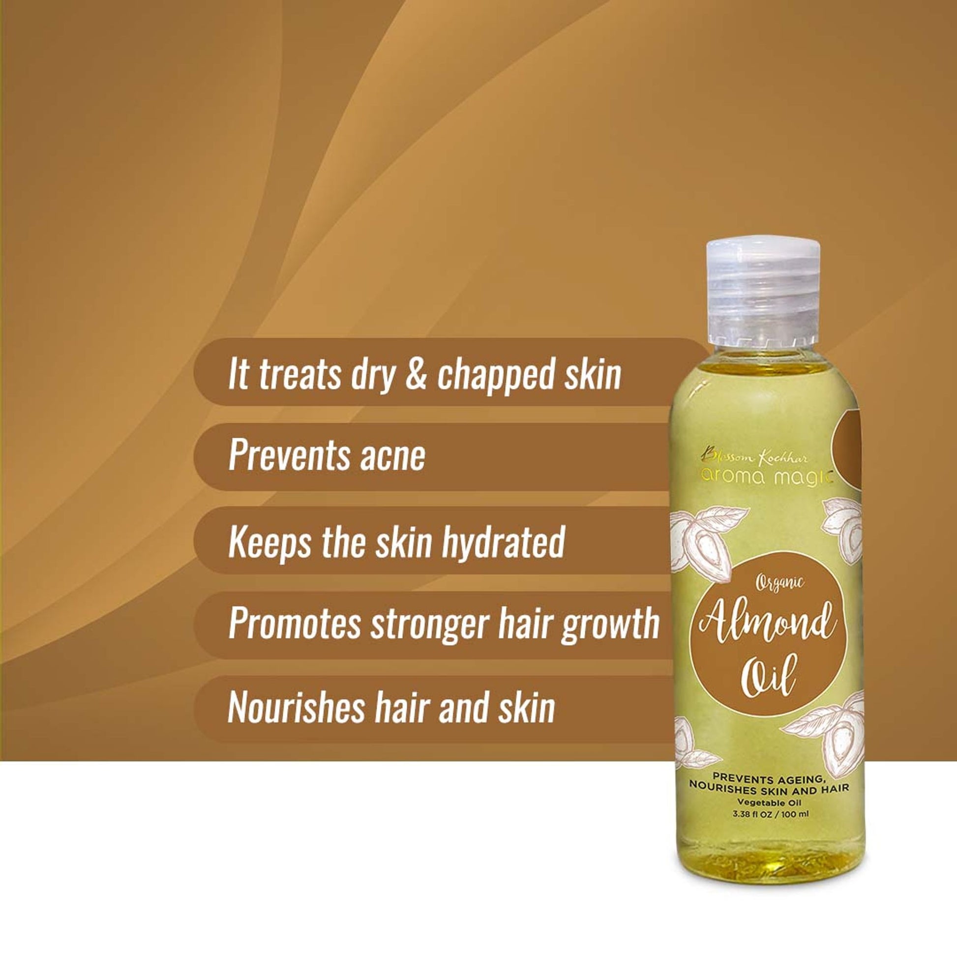 Aroma Magic Organic Almond Oil