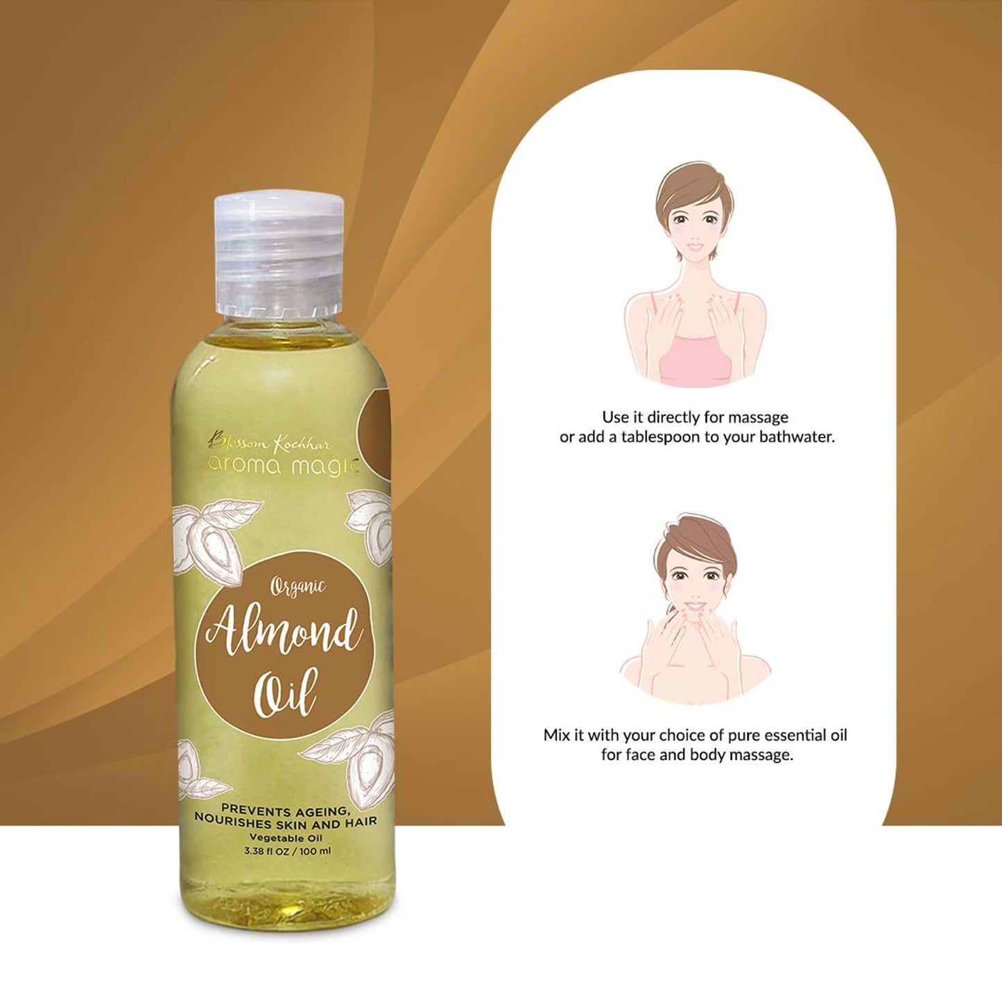 Aroma Magic Organic Almond Oil