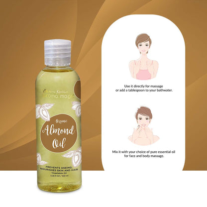 Aroma Magic Organic Almond Oil