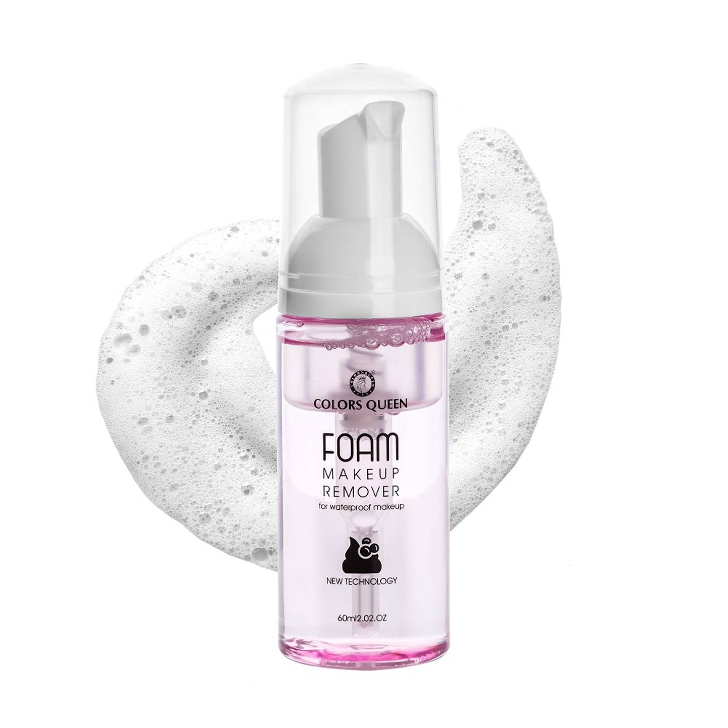 Colors Queen Foam Makeup Remover - Pink