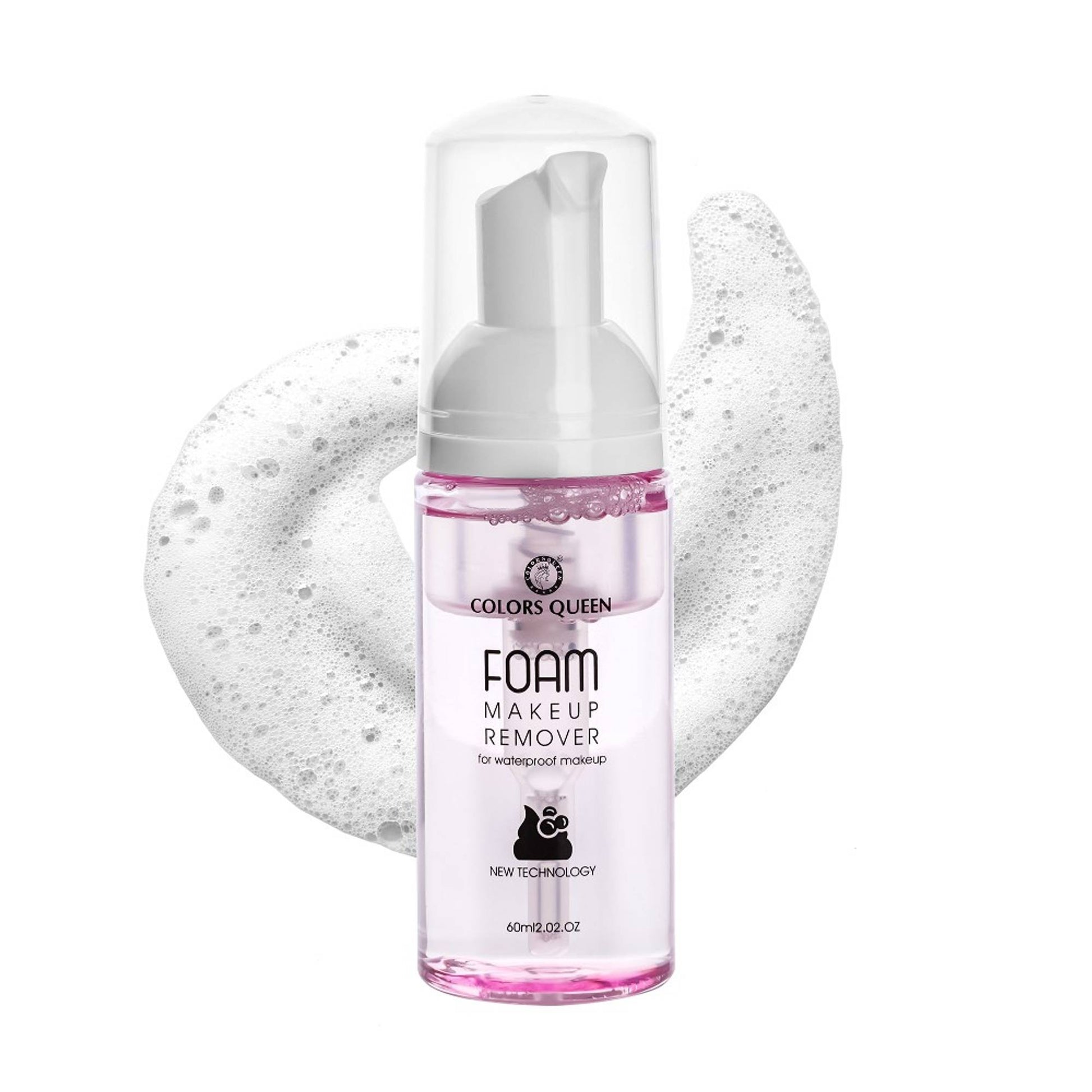 Colors Queen Foam Makeup Remover - Pink