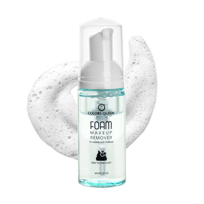Colors Queen Foam Makeup Remover - Blue