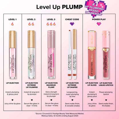 Too Faced Lip Injection Extreme Lip Plumper (Lip Gloss)- Original