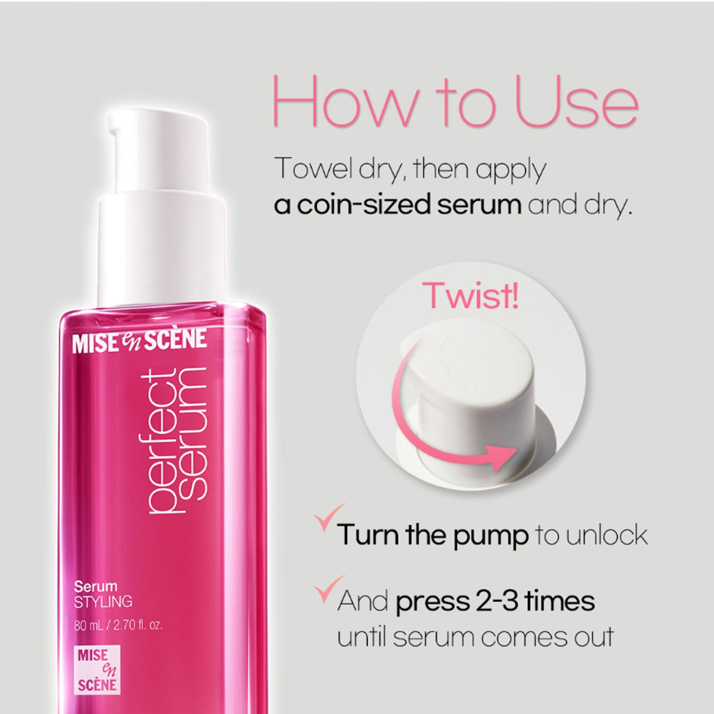 mise en scene Perfect Serum Styling