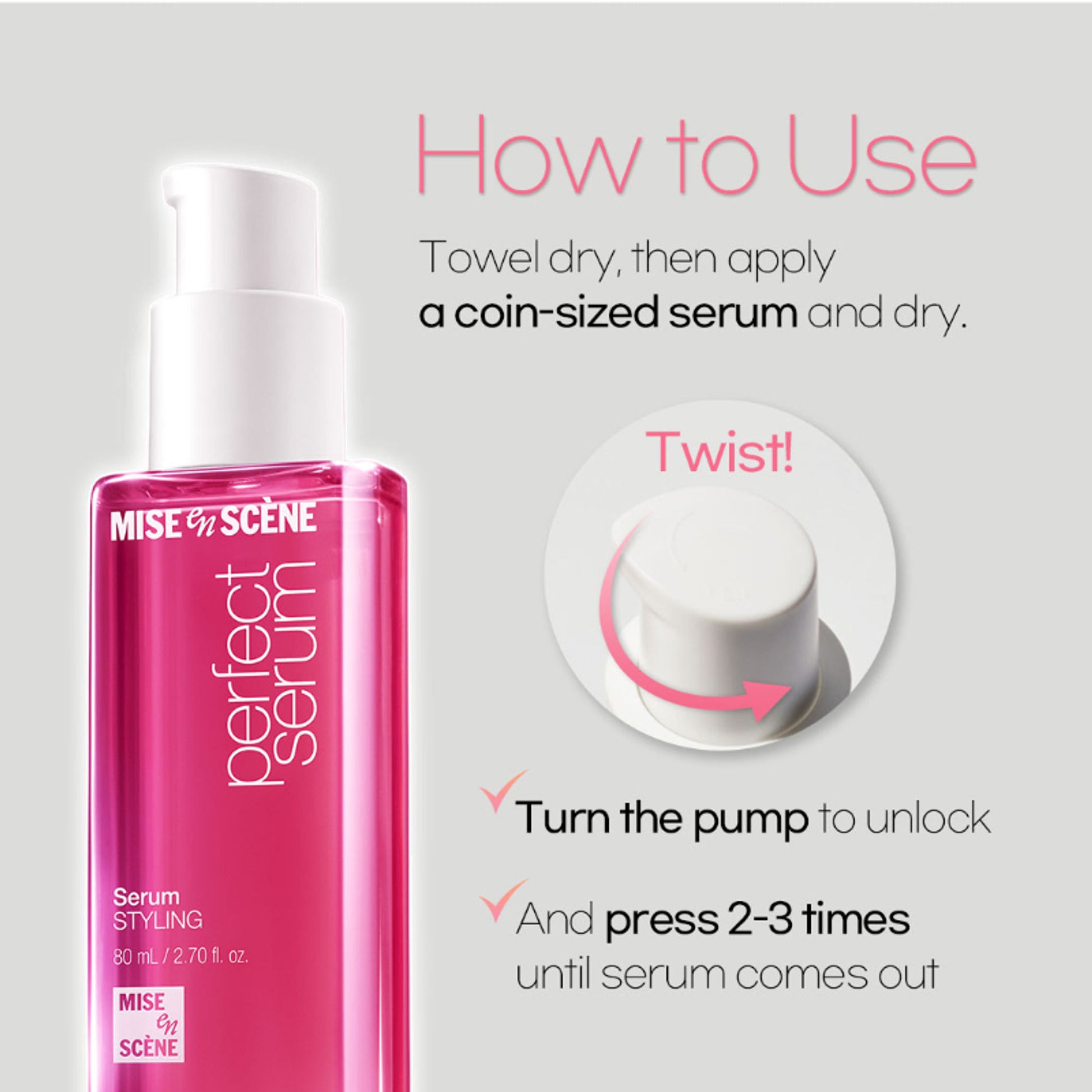 mise en scene Perfect Serum Styling