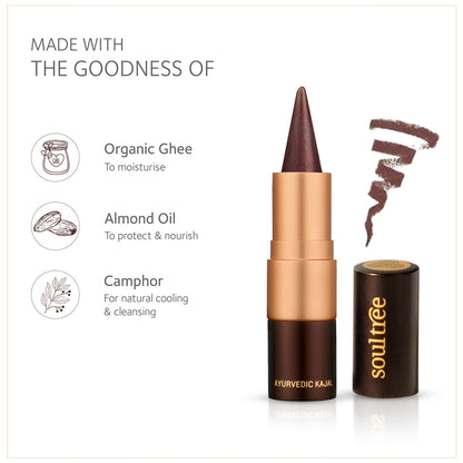 SoulTree Ayurvedic Kajal - Rich Loam - 007