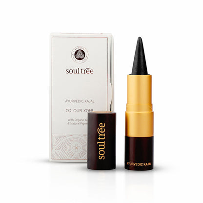 SoulTree Ayurvedic Kajal - Pure Black