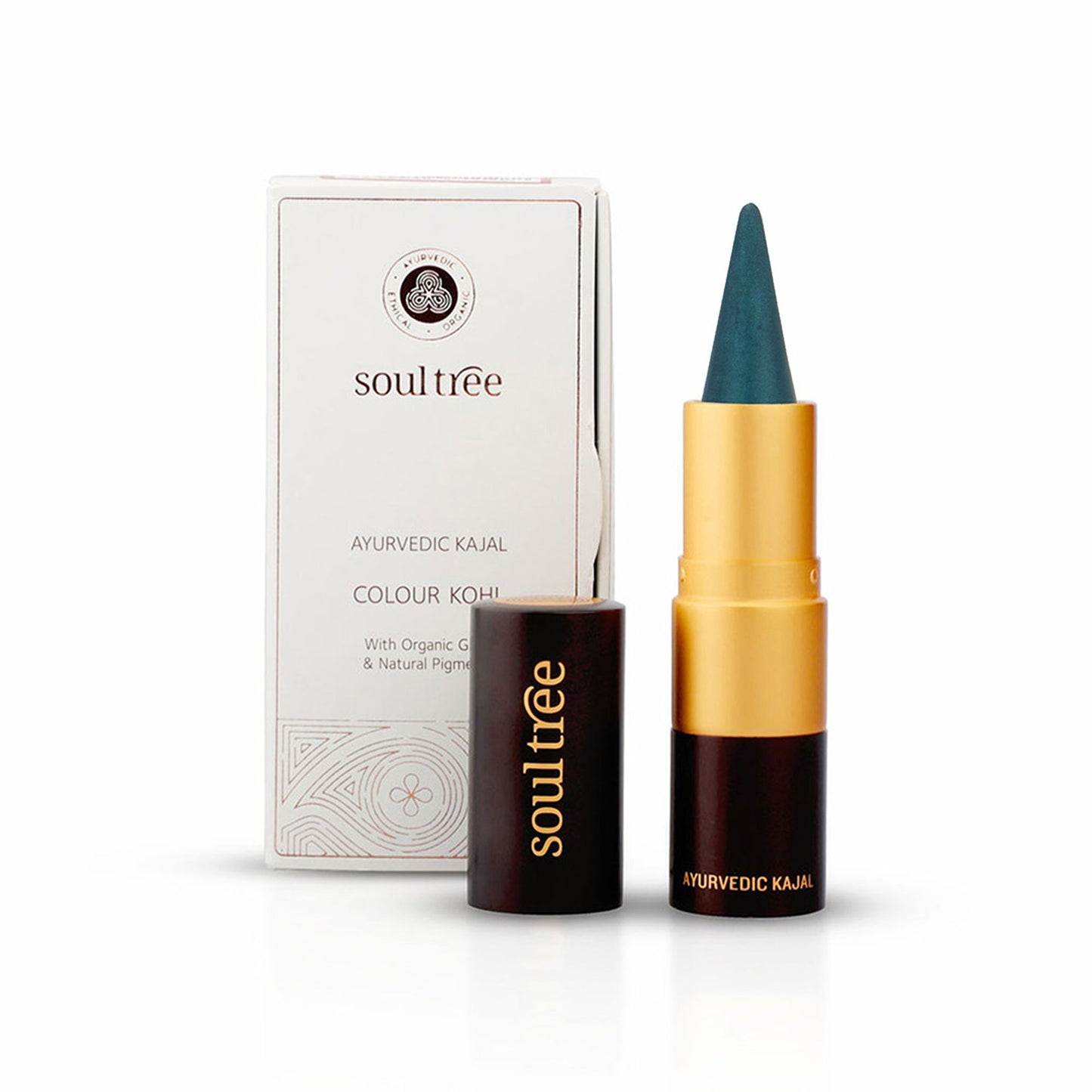 SoulTree Ayurvedic Kajal - 014 Caribbean Teal