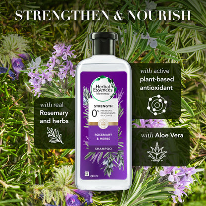 Herbal Essences Bio-Renew Rosemary And Herbs Shampoo, No Parabens No Colorants