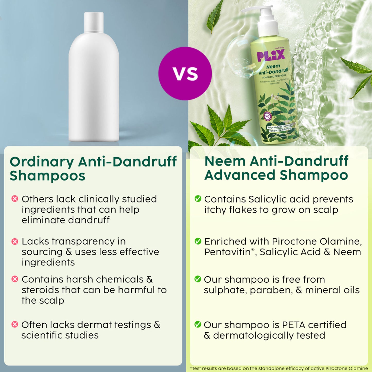 Plix Neem Anti-Dandruff Advanced Shampoo
