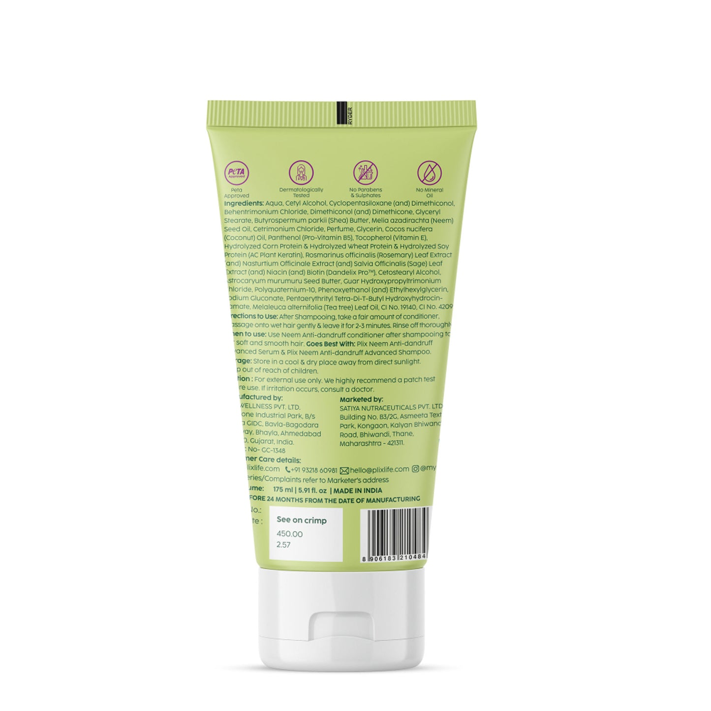 Plix Neem Anti-Dandruff Advanced Conditioner