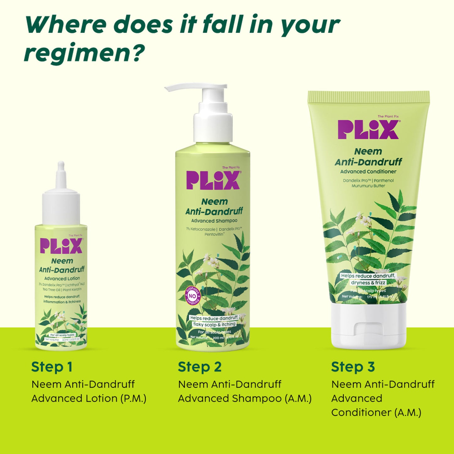 Plix Neem Anti-Dandruff Advanced Lotion