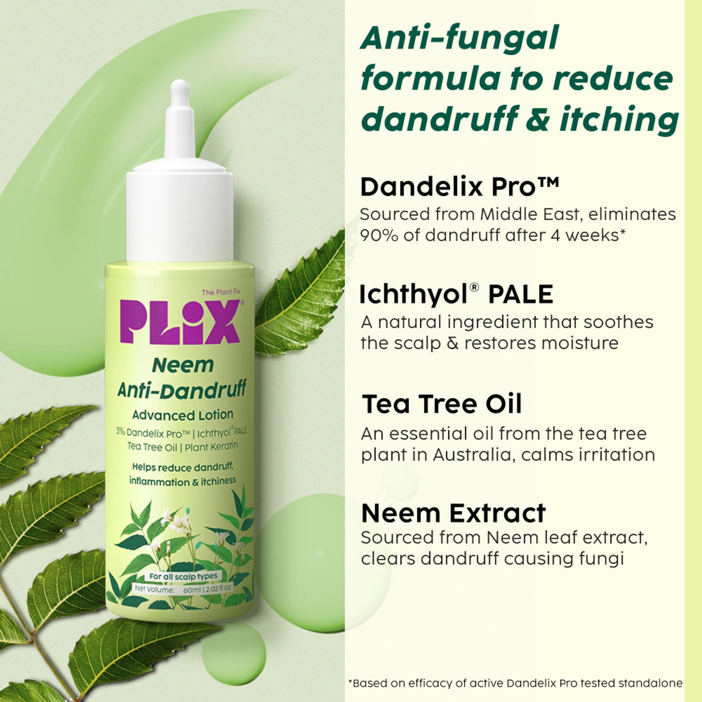 Plix Neem Anti-Dandruff Advanced Lotion