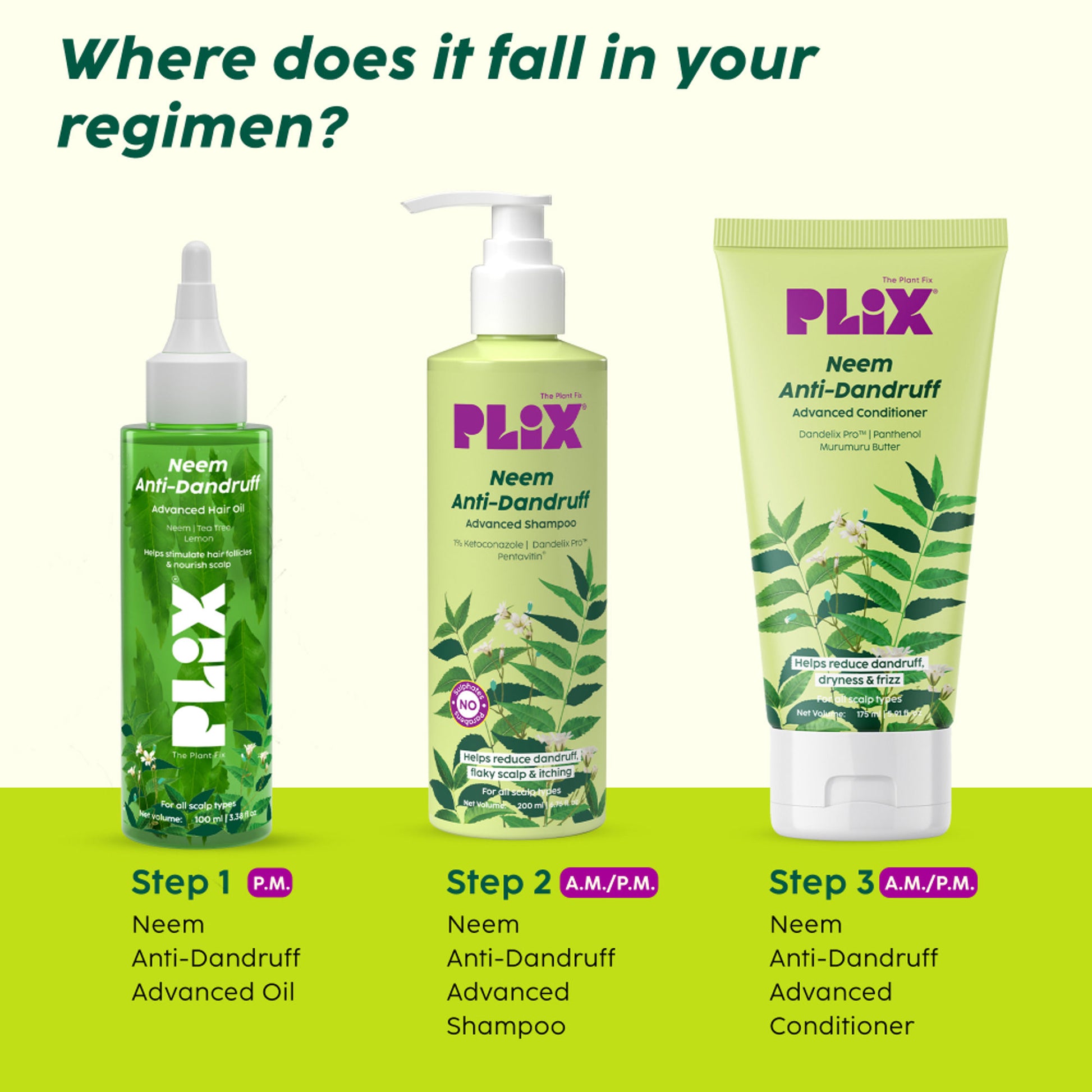 Plix Neem Anti-Dandruff Advanced Hair Oil