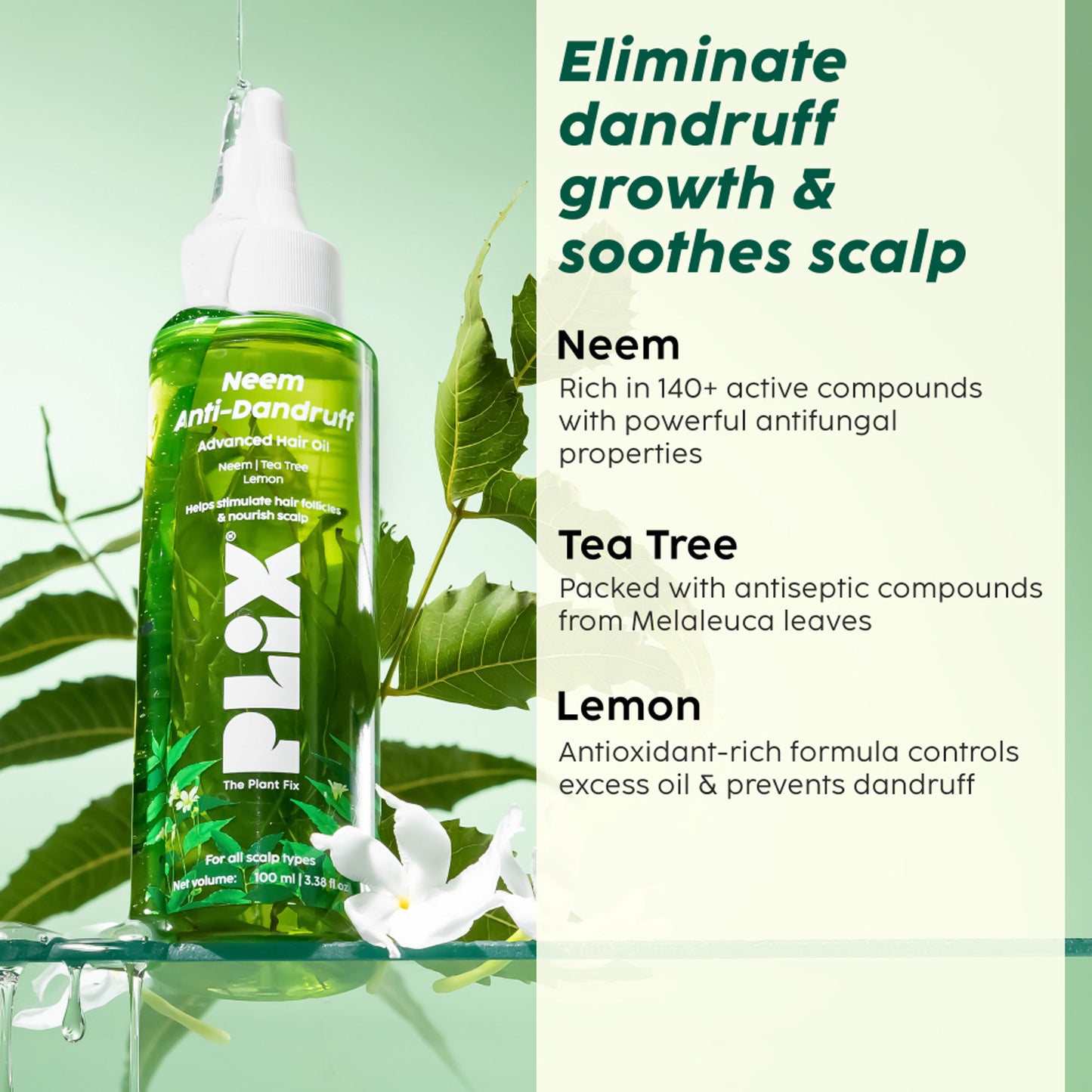 Plix Neem Anti-Dandruff Advanced Hair Oil