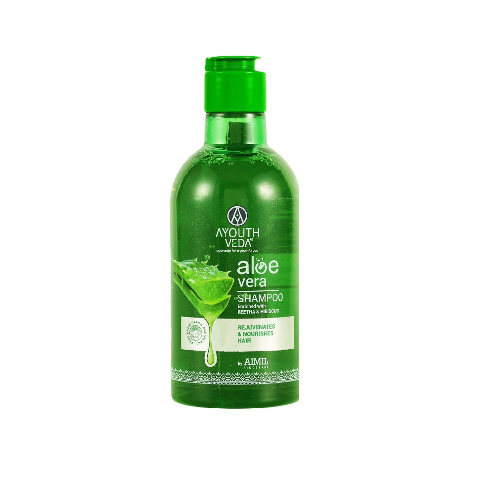 Ayouthveda Aloe Vera Shampoo for Deeply Hydrated & Smooth Hair