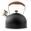 Supvox Whistle Kettle 2.5L Stainless Steel for Gas Stove, Black