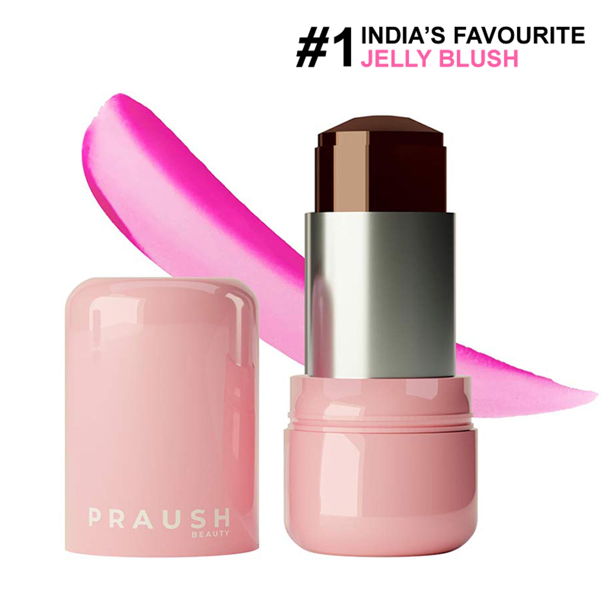 Praush Beauty Juicy Jelly Tint & Blush For Lips & Cheeks - Grape Crush