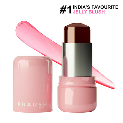 Praush Beauty Juicy Jelly Tint & Blush For Lips & Cheeks - Raspberry Mood