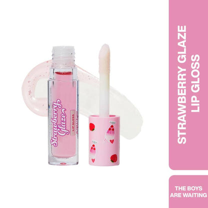 Makeup Revolution Strawberry Glaze Lip Gloss - The Boys Are Waiting