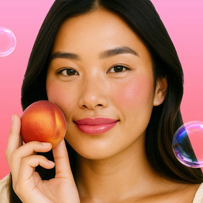Makeup Revolution Bubble Tea Milky Blush + Lip Tint - Poppin' Peach