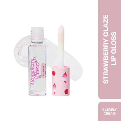Makeup Revolution Strawberry Glaze Lip Gloss - Clearly Cream
