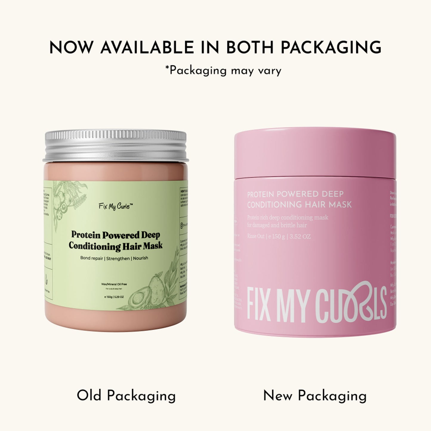 Fix My Curls Protein Powered Deep Conditioning Hair Mask