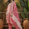 Dhiyona SN Women's Floral Printed V Neck Straight Kurta Trouser With Dupatta