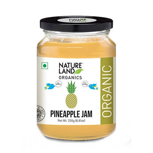 Nature Land Organics Pineapple Jam - Indyancart