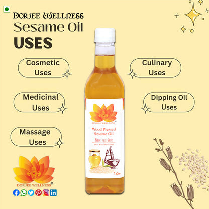 Dorjee Wellness Wood Pressed Sesame Oil
