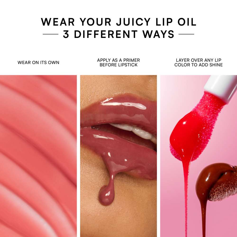 Gush Beauty Balmy Glossy Tinted Lip Oil - Rose Mauve